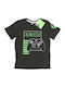 Kinder-T-Shirt Schwarz Xbox