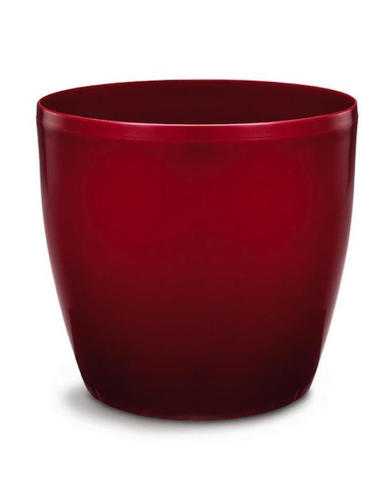 Atmosphera Roto Brill Plant Pot Red 28x28cm