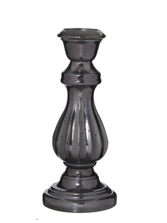 Mica Candle Holder Glass in Silver Color 40cm 1pcs