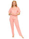 VIolet Summer Women's Pyjama Set Orange