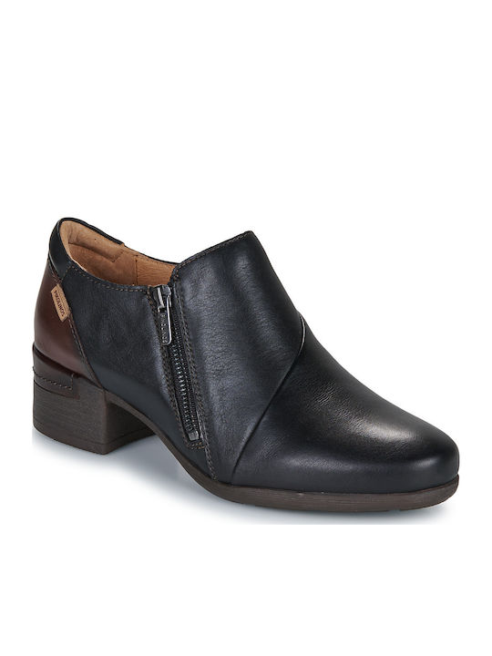 Pikolinos Γυναικεία Oxfords σε Μαύρο Χρώμα