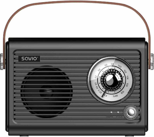 Savio RS-01 cu Bluetooth și USB Negru
