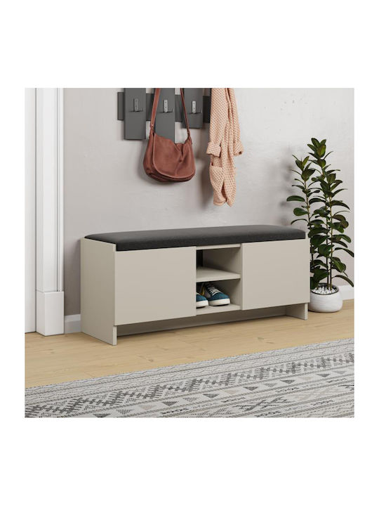 Zulla Wooden Shoe Organizer Beige 110x37x43cm