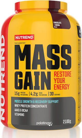 Nutrend Mass Gain Протеин Суроватъчен с Вкус Chocolate & Cacao 2.1kg