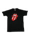 Lux In Tenebris Premium Quality Cotton Blouse Rolling Stones Black A3536