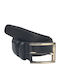 Herren Gürtel Leder Schwarz