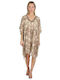 Aquablue Women's Caftan Beachwear Beige
