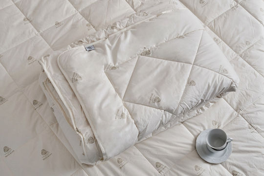 Cokitex Duvet Queen Wool 220x240cm Wool Perfect White