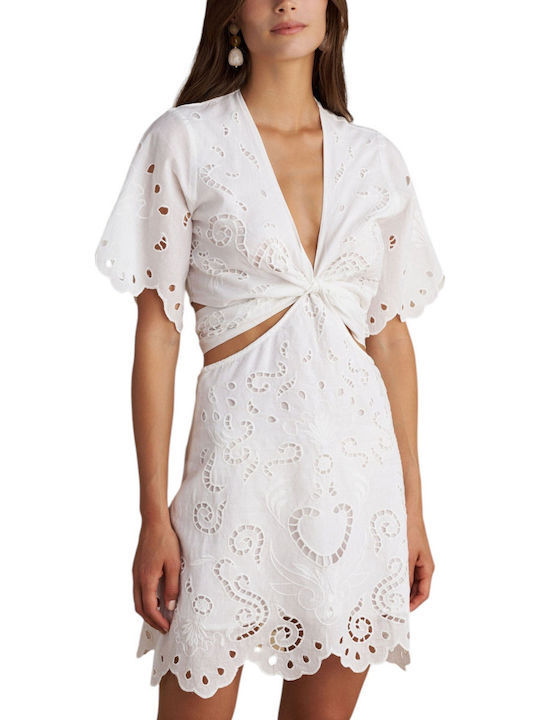 Mini Abendkleid White