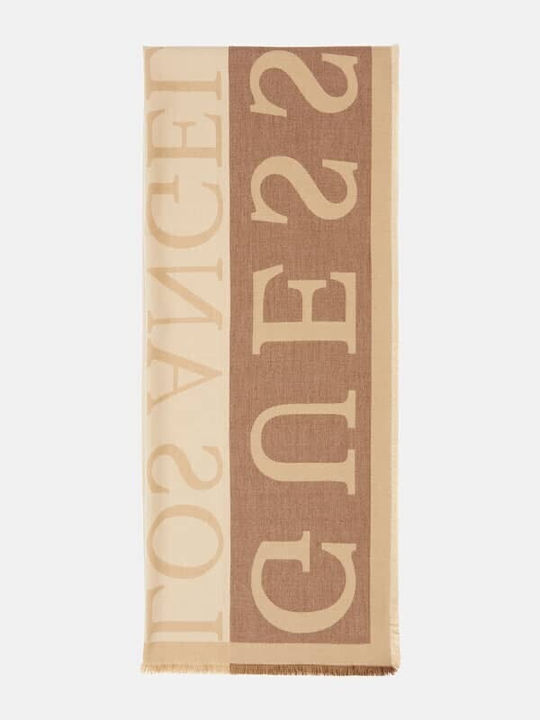 Guess Women's Wool Scarf Brown