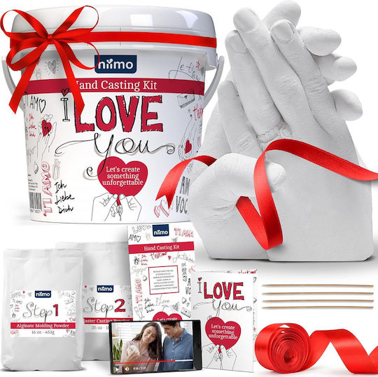 Kit De Artizanat Pentru Cupluri 3D Mână Turnare Ușor De Folosit Prietenos Cu Pielea Set Cadou Detaliat Femei Bărbați
