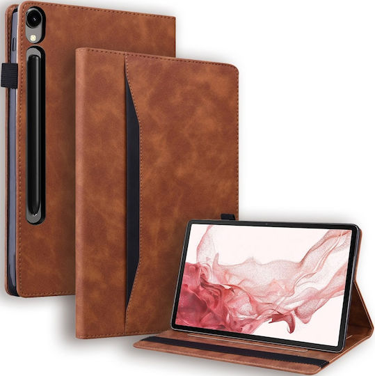 Flip Cover Brown (Samsung Galaxy Tab S10 FE+ Plus)