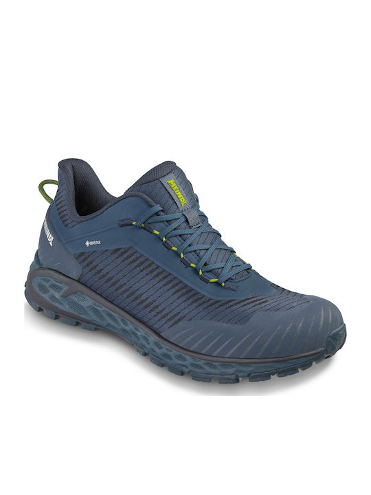 Meindl Men's Hiking Shoes Waterproof with Gore-Tex Membrane Blue