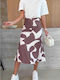 Satin Maxi Skirt Brown