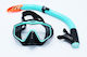 Deep Blue Gear Tauchmaske aus Silikon Türkis