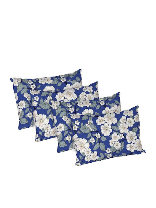 Alcam Daisy Bed Pillow Microfiber 50x70cm 4 Pieces