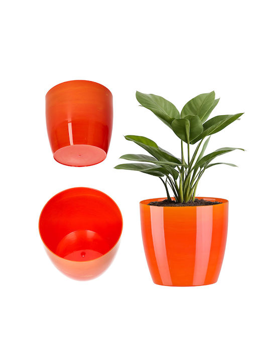 Kadax Pot Orange Marble 18cm.