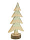 Christmas Decorative Wood Tree 27cm Gold