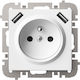 Elektro Plast Power Socket with 2 USB Ports Whi...