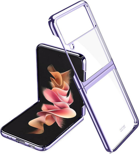 Erbord Back Cover Plastic Purple for Galaxy Z Flip3