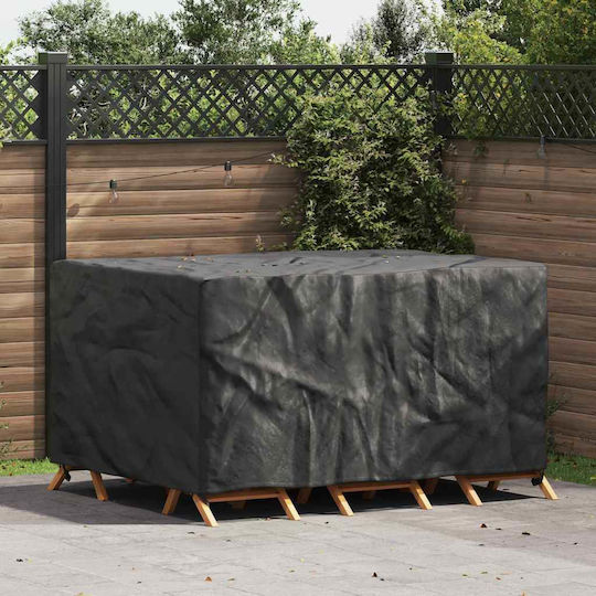 vidaXL Wasserdicht Schutzhülle Esstisch 180x150x85cm in Schwarz Farbe 1Stück