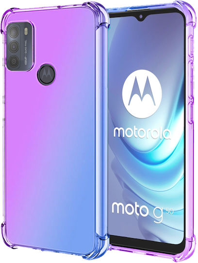 Erbord Back Cover Silicon Violet Pentru Moto G50