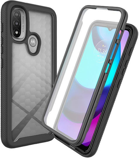 Erbord 360 Full Cover Set with Glass Black (Moto E20)