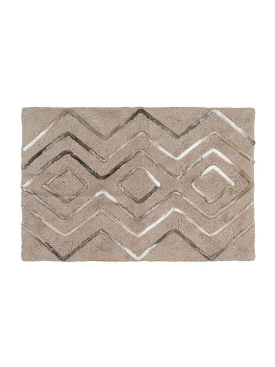 Madi Αντιολισθητικό Πατάκι Μπάνιου Bathique Beige 60x90εκ.