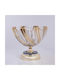Glass Sweet Jar with Lid and Foot Honey 24x26cm