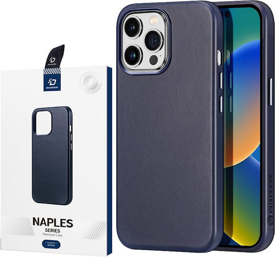 Dux Ducis Naples Back Cover Δερμάτινο / Πλαστικό Μπλε (iPhone 14 Pro Max)