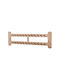 Florissima Wooden Wall Hanger 24 Hooks Beige 92x7.5x28cm