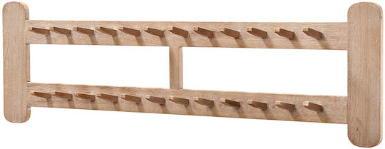 Florissima Wooden 24 Hooks 92x7.5x28cm Florissima Wooden 24 Hooks 92x7.5x28cm