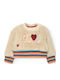 Kinderhemd Langarm Beige