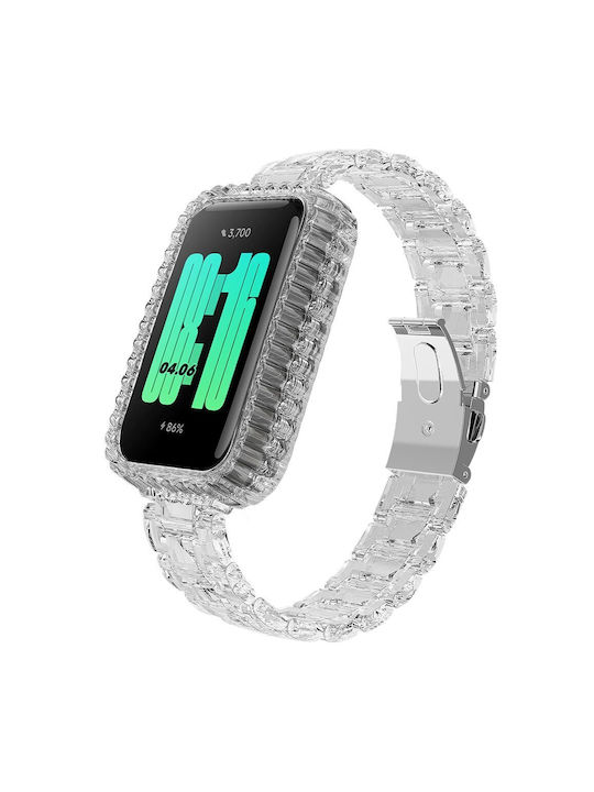 Armband Rostfreier Stahl Transparent (Redmi Smart Band 2)