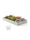 Costway Topf Metallisch 110x22cm.