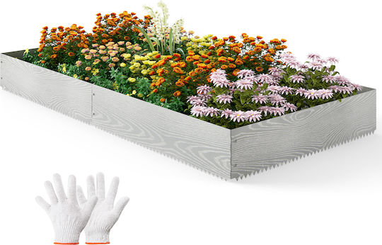 Costway Ghiveci Metal 110x22cm.