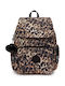 Kipling City Zip S Καφέ