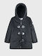 Kids Coat Montgomery Short Hooded Black