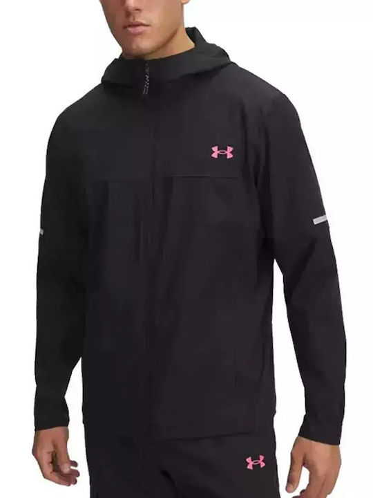 Under Armour Woven Μπουφάν Μαύρο
