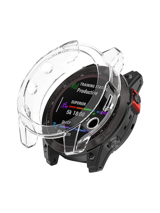 Θήκη Σιλικόνης σε Διάφανο χρώμα για Garmin Epix Gen 2 Θήκη Σιλικόνης σε Διάφανο χρώμα για Garmin Epix Gen 2