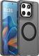 Techsuit Back Cover Plastic / Silicone Black (Motorola Edge 60 Fusion)
