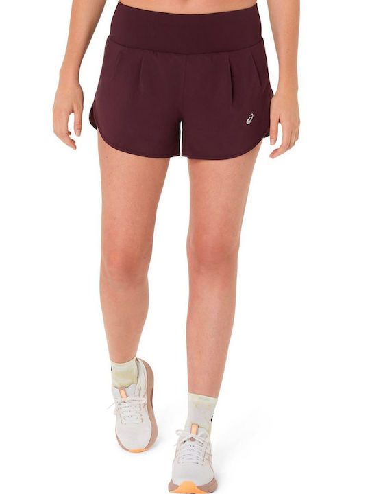ASICS Road 3.5in Γυναικείο Αθλητικό Σορτς Βυσσινί