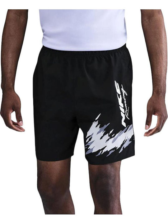 Challenger Αθλητική Ανδρική Βερμούδα Dri-Fit Μαύρη