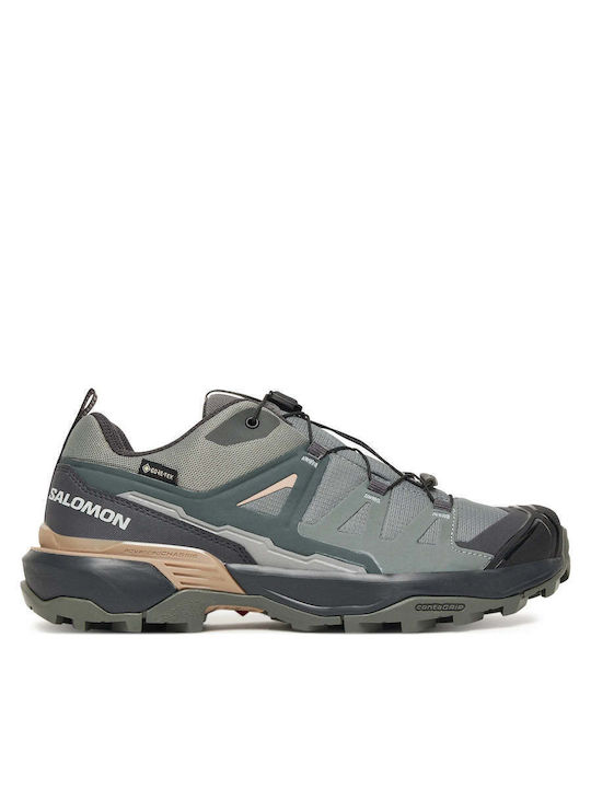 Salomon X Ultra 360 Women's Hiking Shoes Waterproof with Gore-Tex Membrane Green