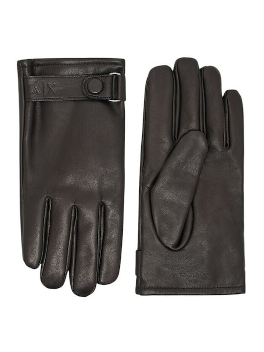 Schwarz Leder Handschuhe