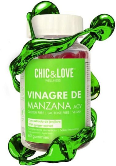 Chic & Love Ябълков Оцет Специална Хранителна Добавка 60 Желета