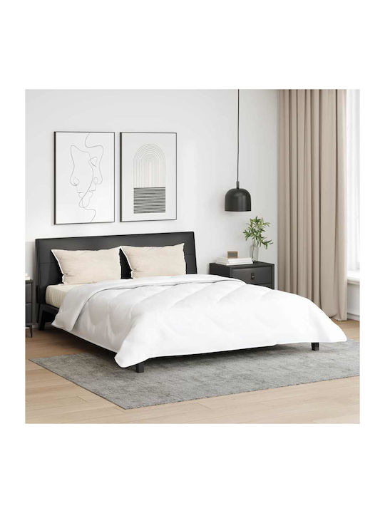 vidaXL Duvet Set Queen with Microfiber Filling ...