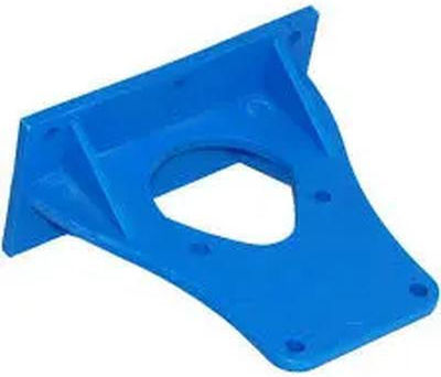 Blue Plastic Single Mounting Bracket Central Supply Filter Housing Filtrhellas