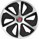 Set 4 Roco Gray-Black R16 Car Hubcaps Range Rover Vehicles