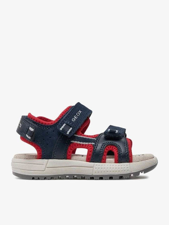 Geox Παιδικά Πέδιλα J Sandal Fusbetto Μπλε